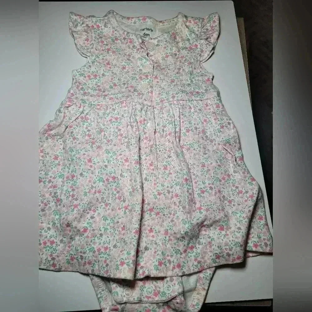 Carter's dress with jacket 6 months 100% cotton